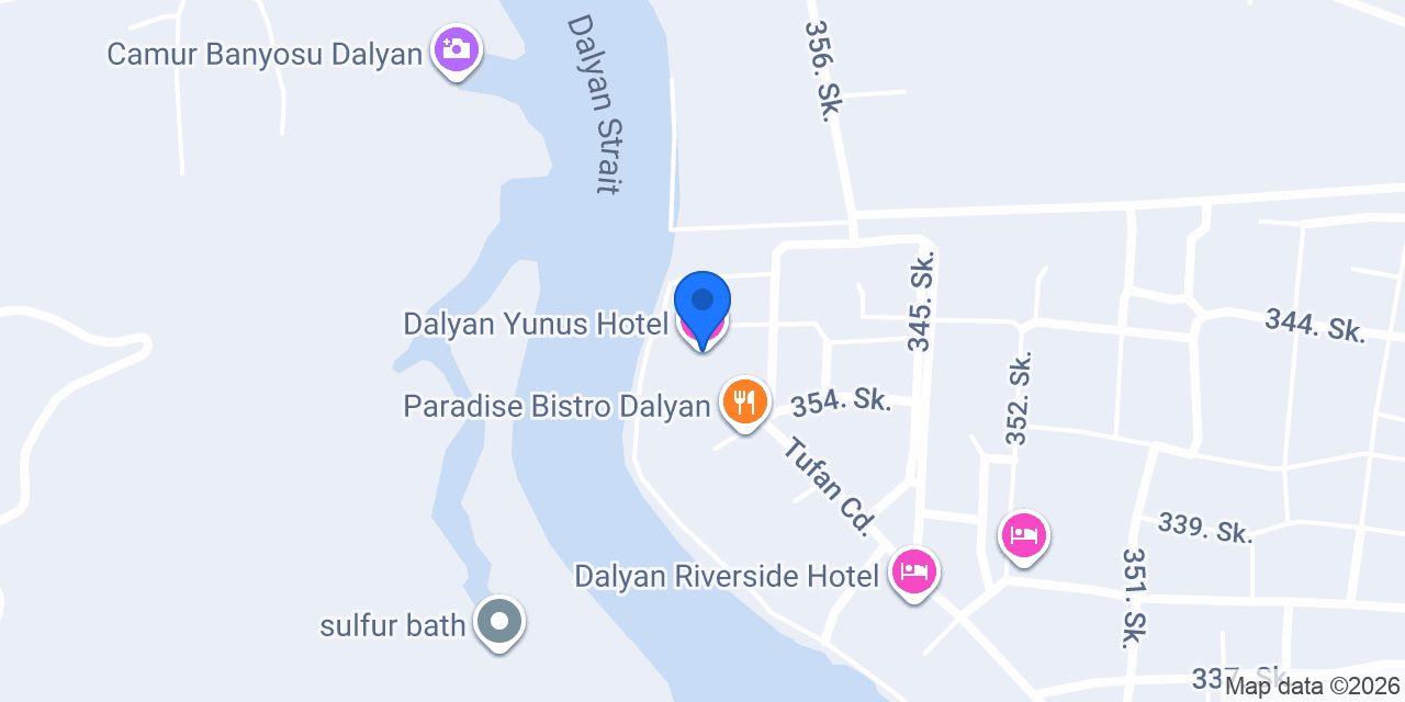 Dalyan Yunus Hotel konumu