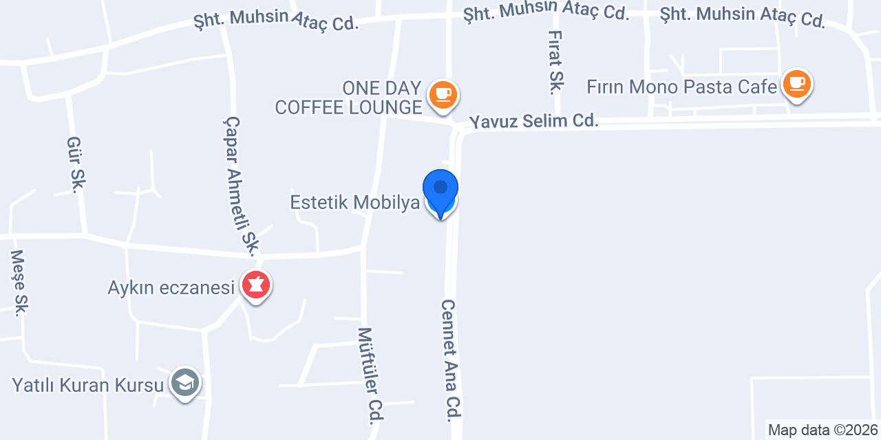 Estetik Mobilya konumu