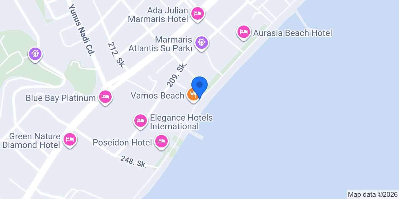 Maris Beach Restaurant & Bar konumu