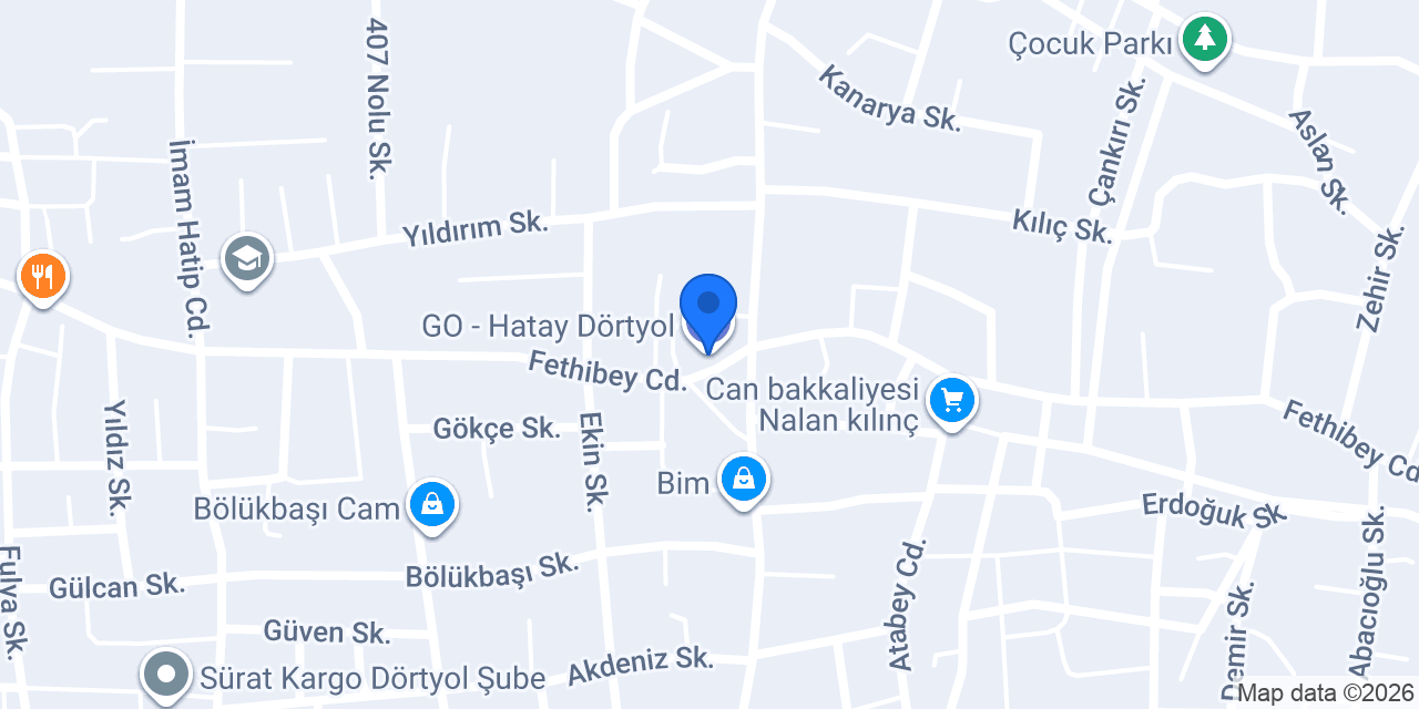 GO - Hatay Dörtyol konumu