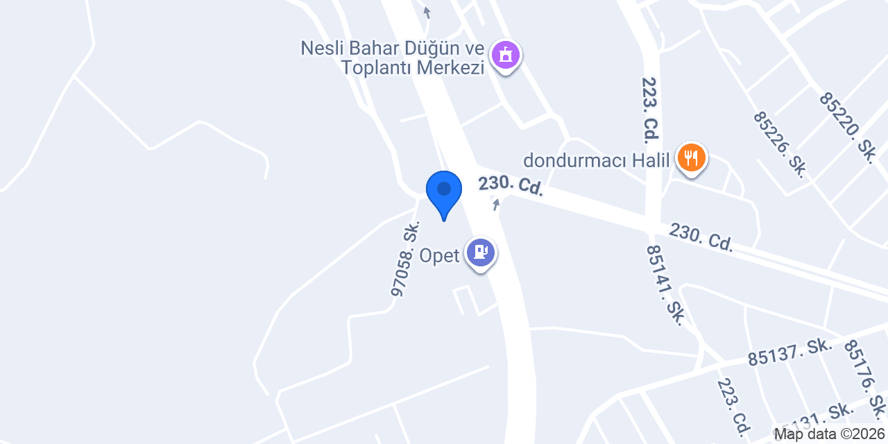 İrem Prefabrik Çelik Yapı Mersin konumu