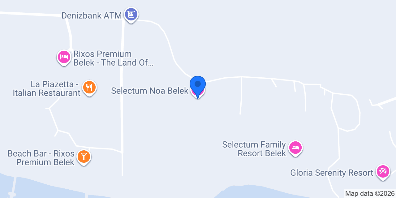 Selectum Noa Belek konumu
