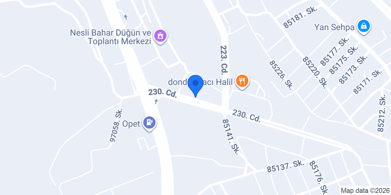 Çukurova Baharat konumu