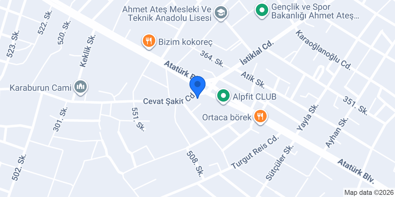 İspir Ekmek konumu