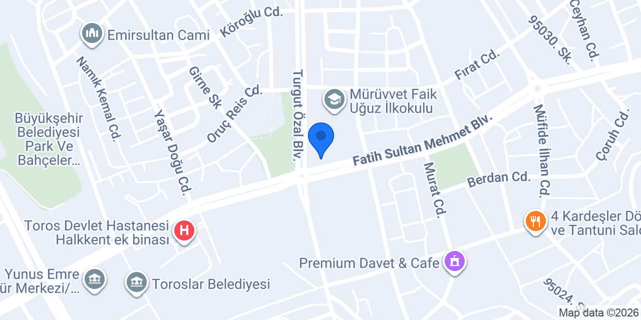 Yüncü Ali Mağazaları Çağdaşkent Şubesi konumu