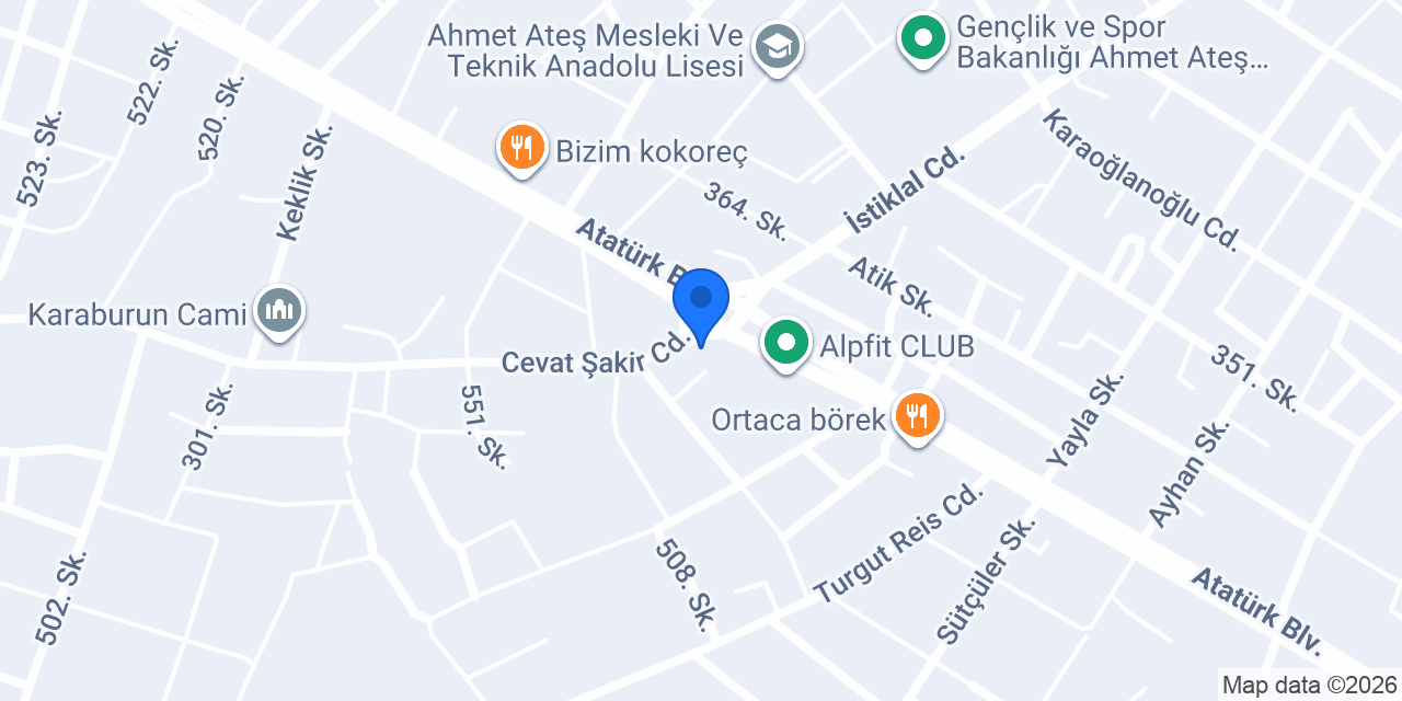 Ortaca Veteriner Kliniği konumu