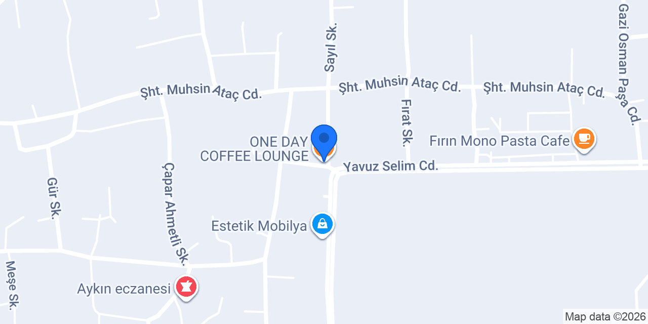 ONE DAY COFFEE LOUNGE konumu