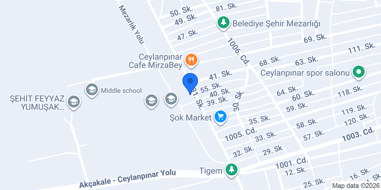 Ceylanpınar Anadolu İmam Hatip Lisesi konumu