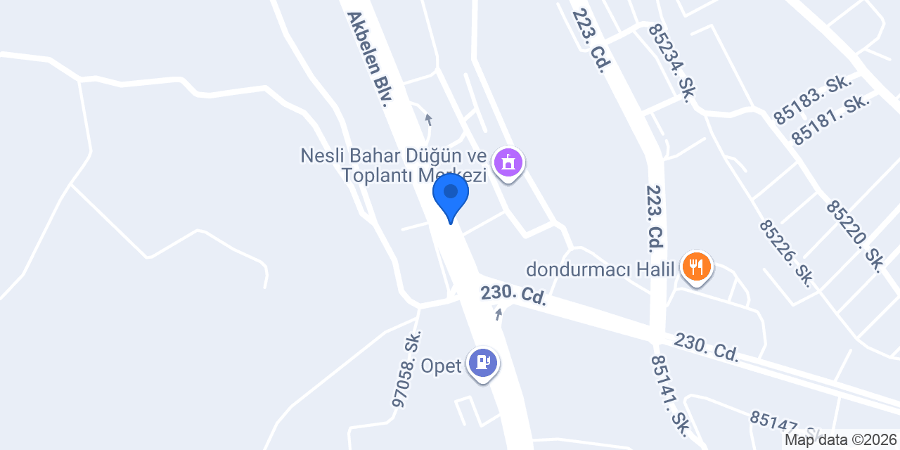 Nesli Yemekçilik konumu