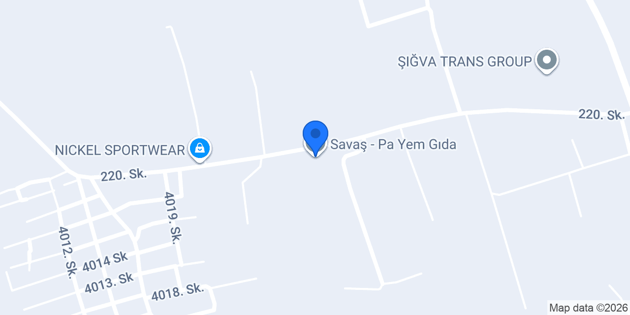 Savaş - Pa Yem Gıda konumu