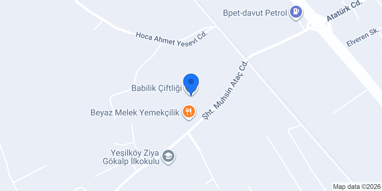 Babilik Çiftliği konumu