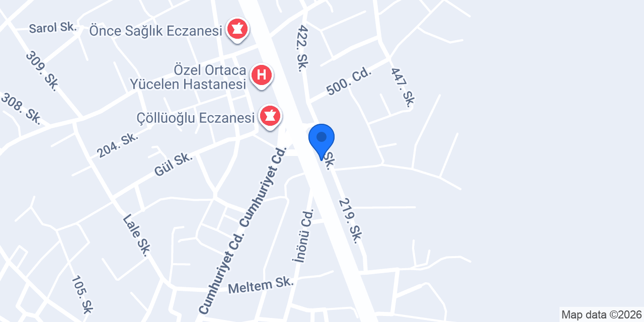 Özel Ortaca Birebir Kişisel Gelişim Kursu konumu