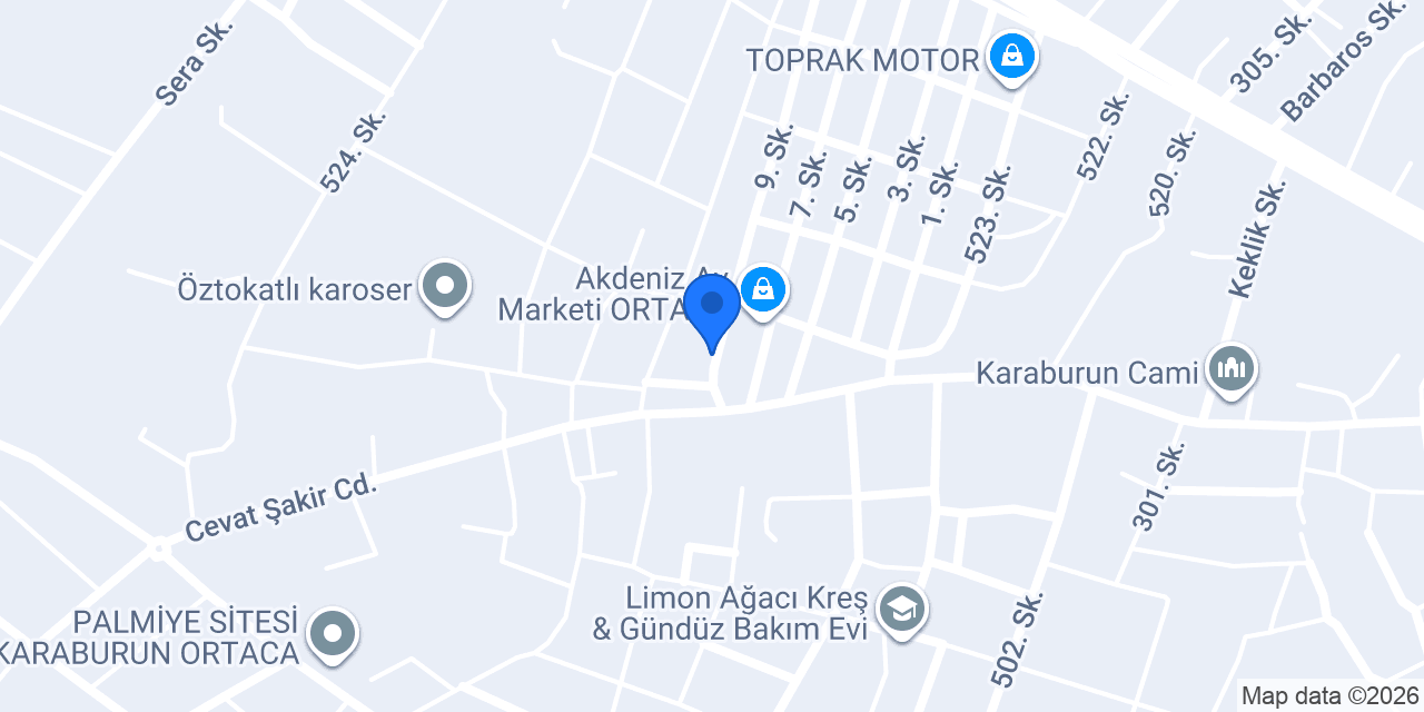 Ustam kaporta boya Ortaca konumu