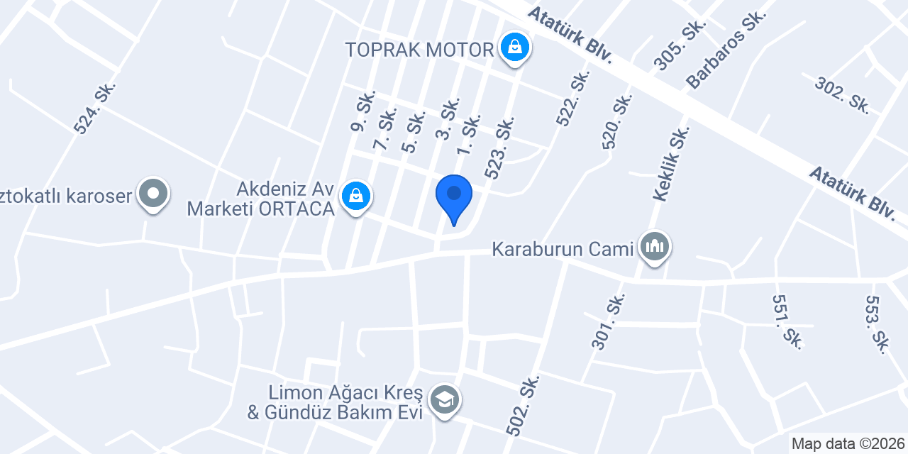 Önder Hırdavat konumu