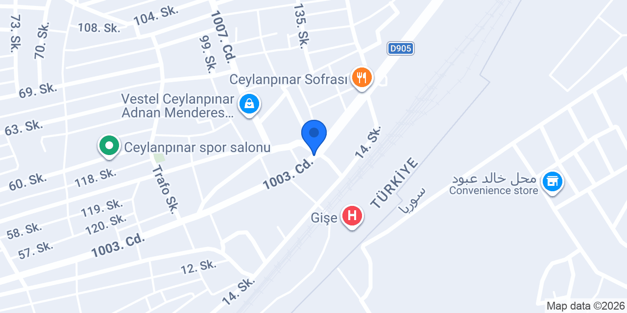 Şafak Market konumu