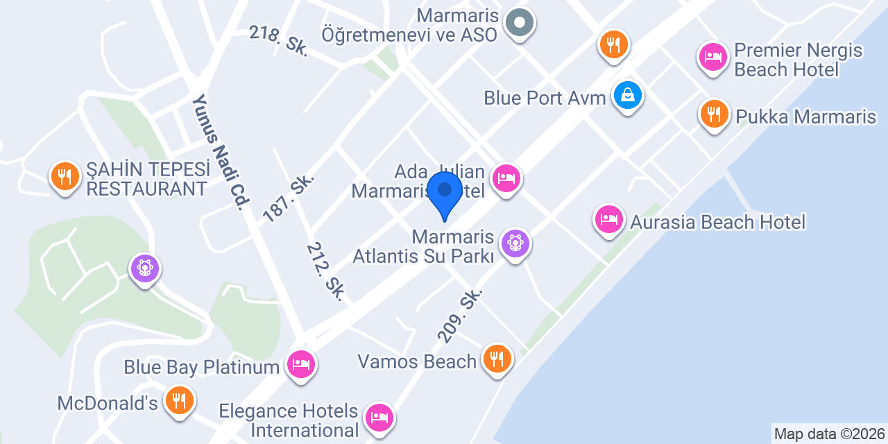 Usc Marmaris konumu