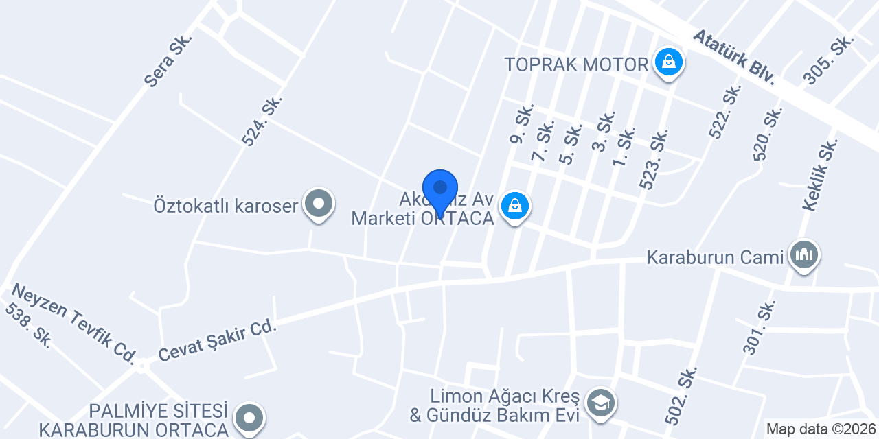Karagülle Ticaret konumu