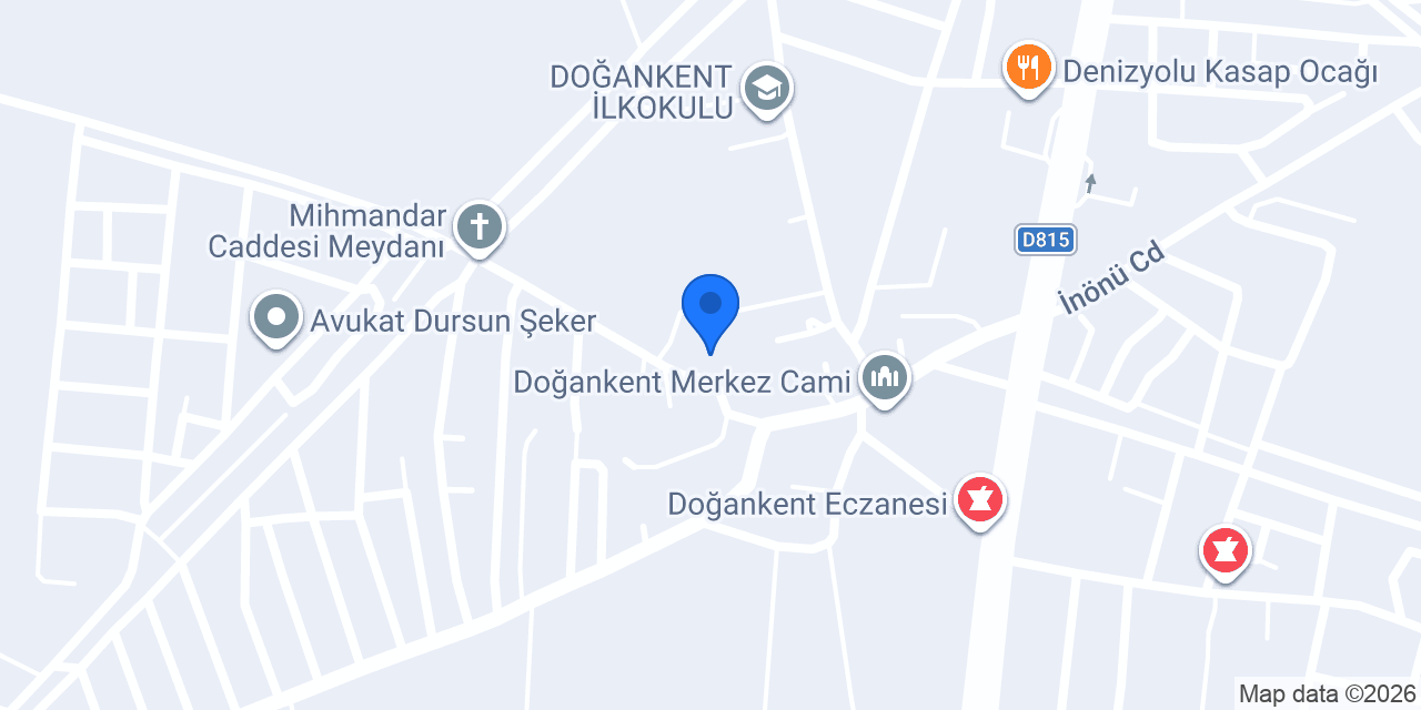 Doğankent PTT Şubesi konumu