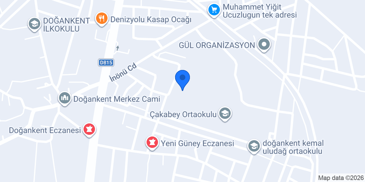 DOĞANKENT CELİL ÇAVUŞOĞLU İLKOKULU konumu