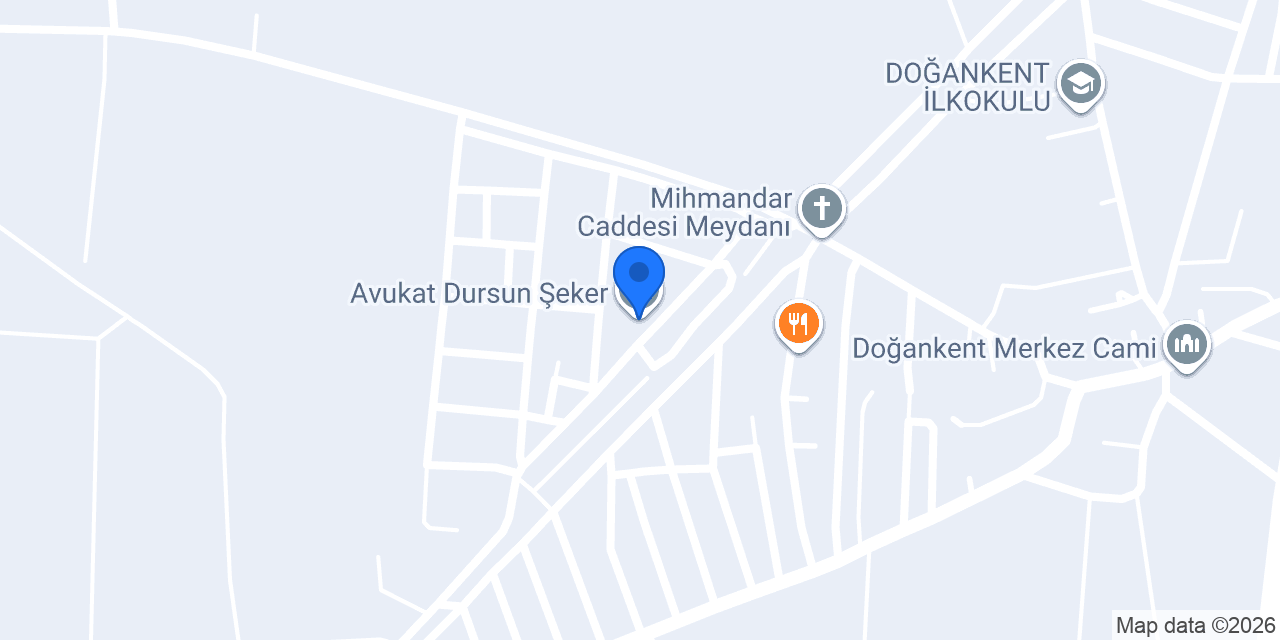 Avukat Dursun Şeker konumu