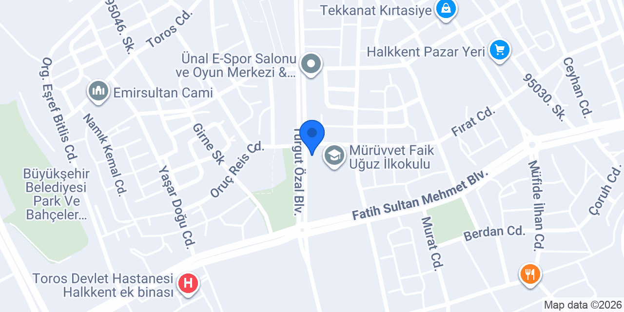 Belinay Temizlik konumu