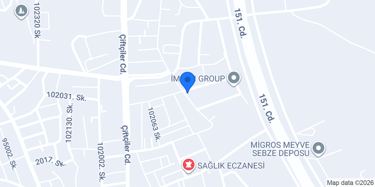 Avista Yapı Kimyasalları konumu