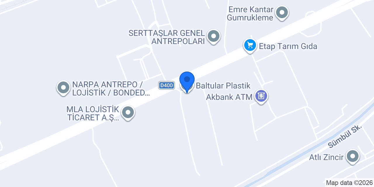 Baltular Plastik konumu
