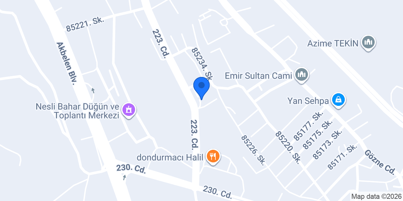 Başak Auto Service konumu