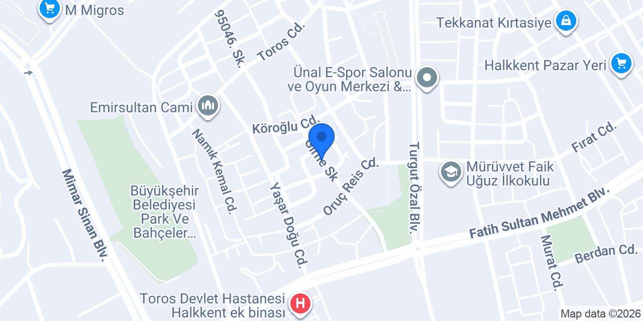 Mekselina pastanesi konumu
