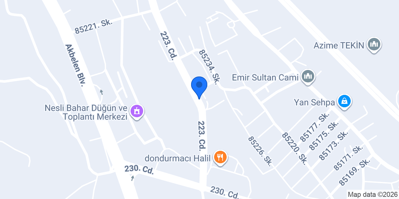 ÖZ ÖKMENLER AHŞAP konumu