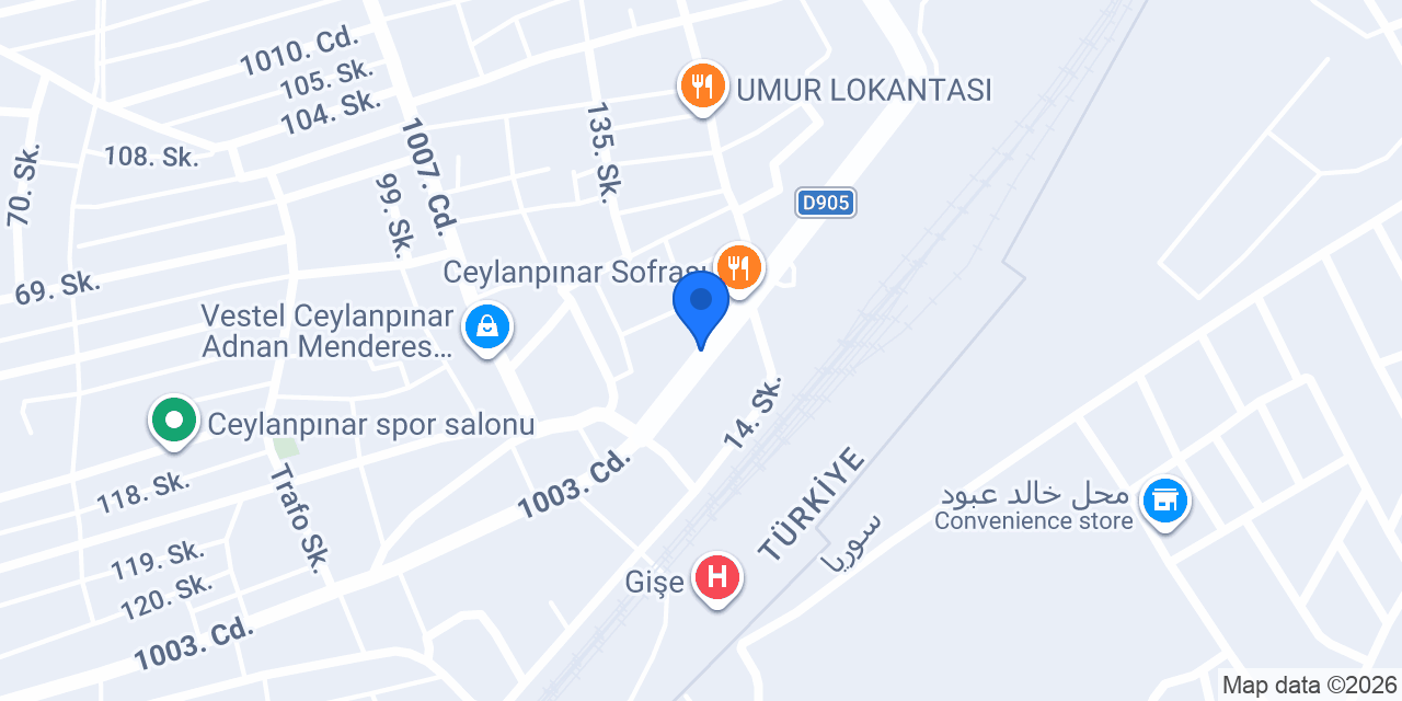 CEYLANPINAR GECE DÖNERCİSİ konumu