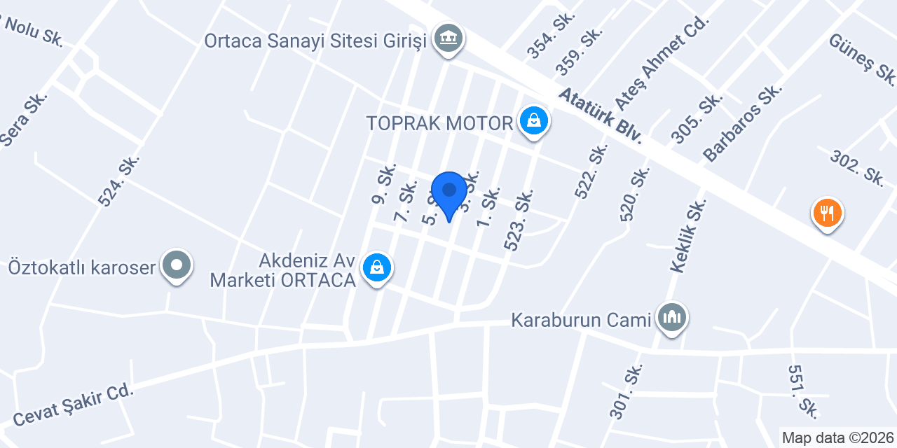 Datçalı Oto Boya konumu