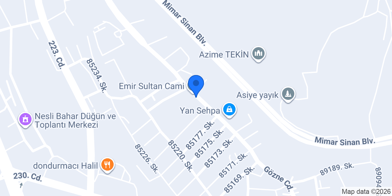 OZAN YAPI MARKET konumu