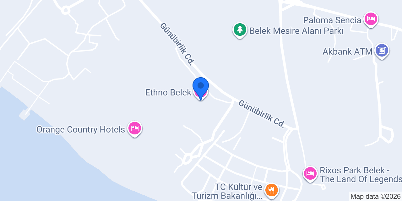 Ethno Belek konumu