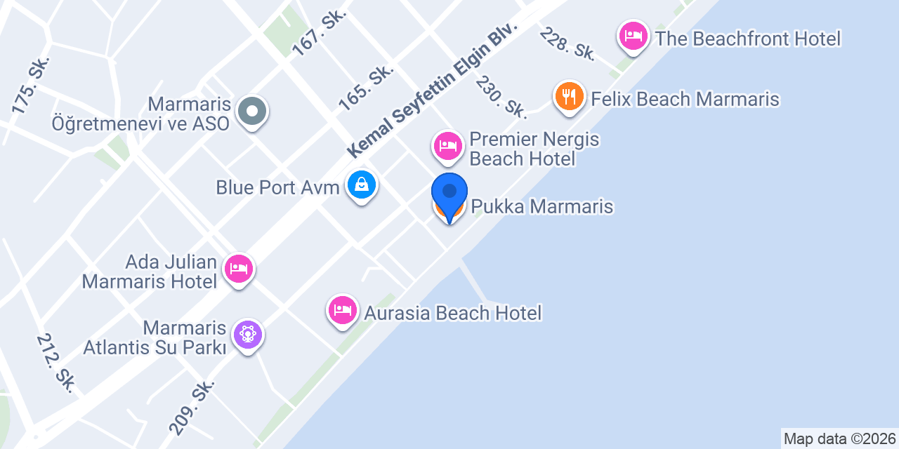 Pukka Marmaris konumu