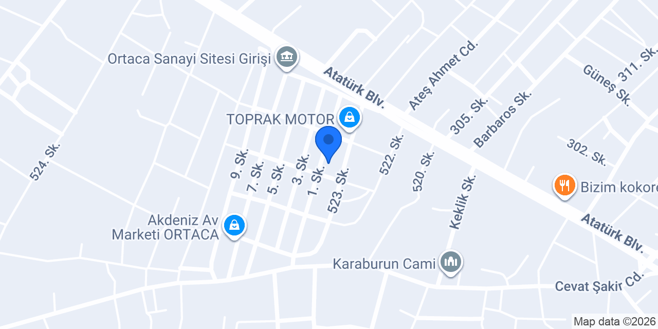 EKİP OPEL ÖZEL SERVİSİ konumu