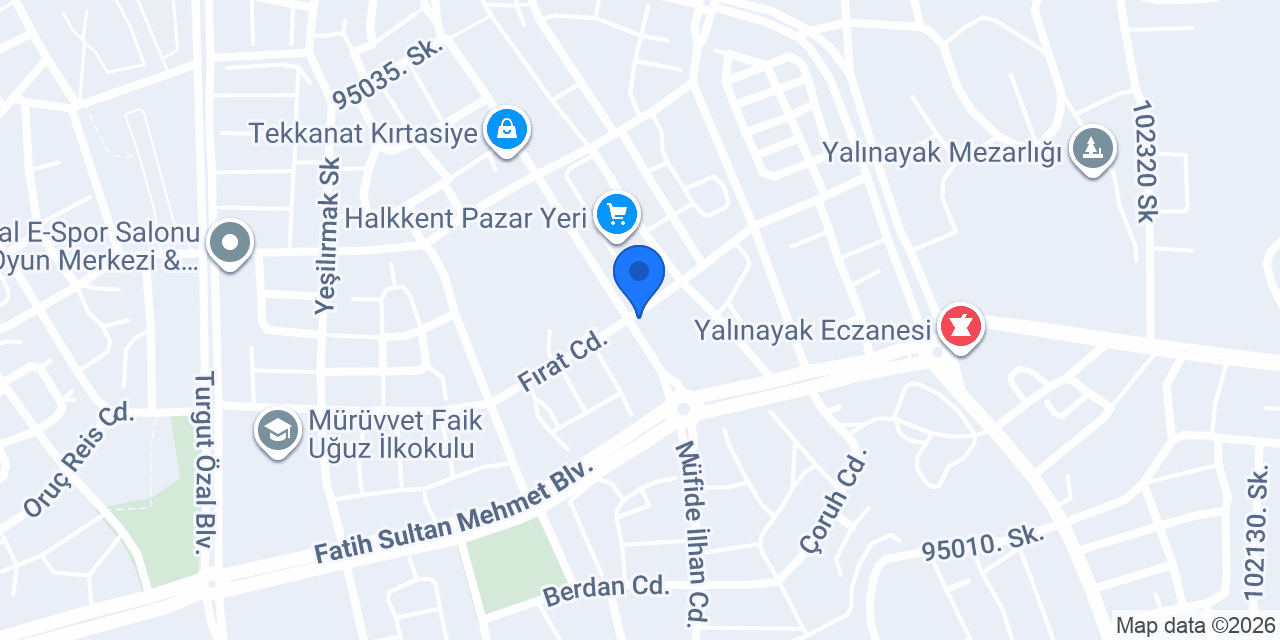 Halkkent Taksi konumu