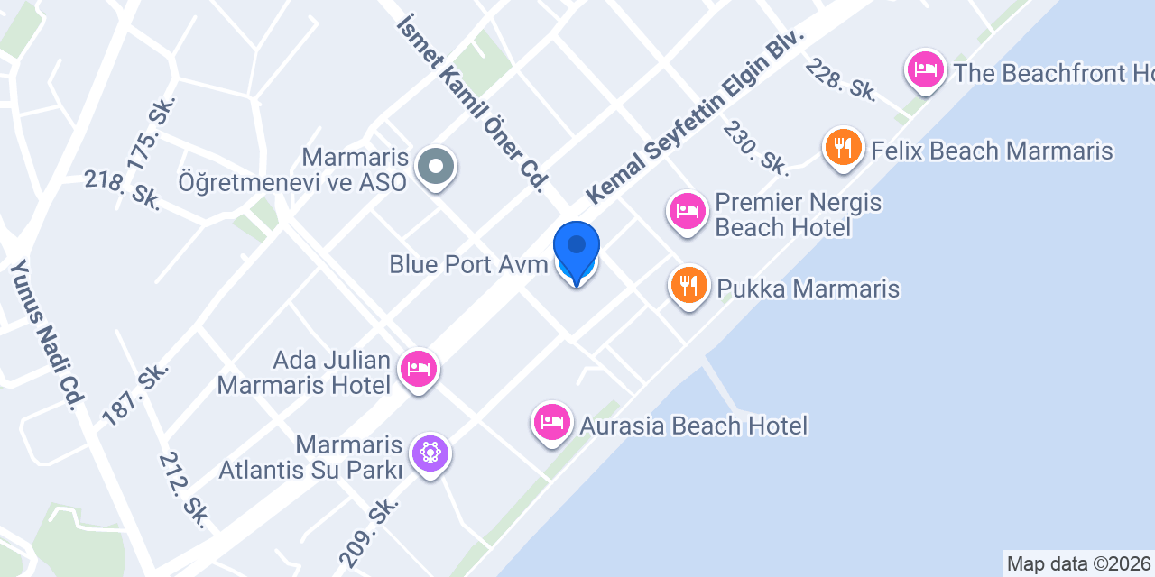 Blue Port Avm konumu