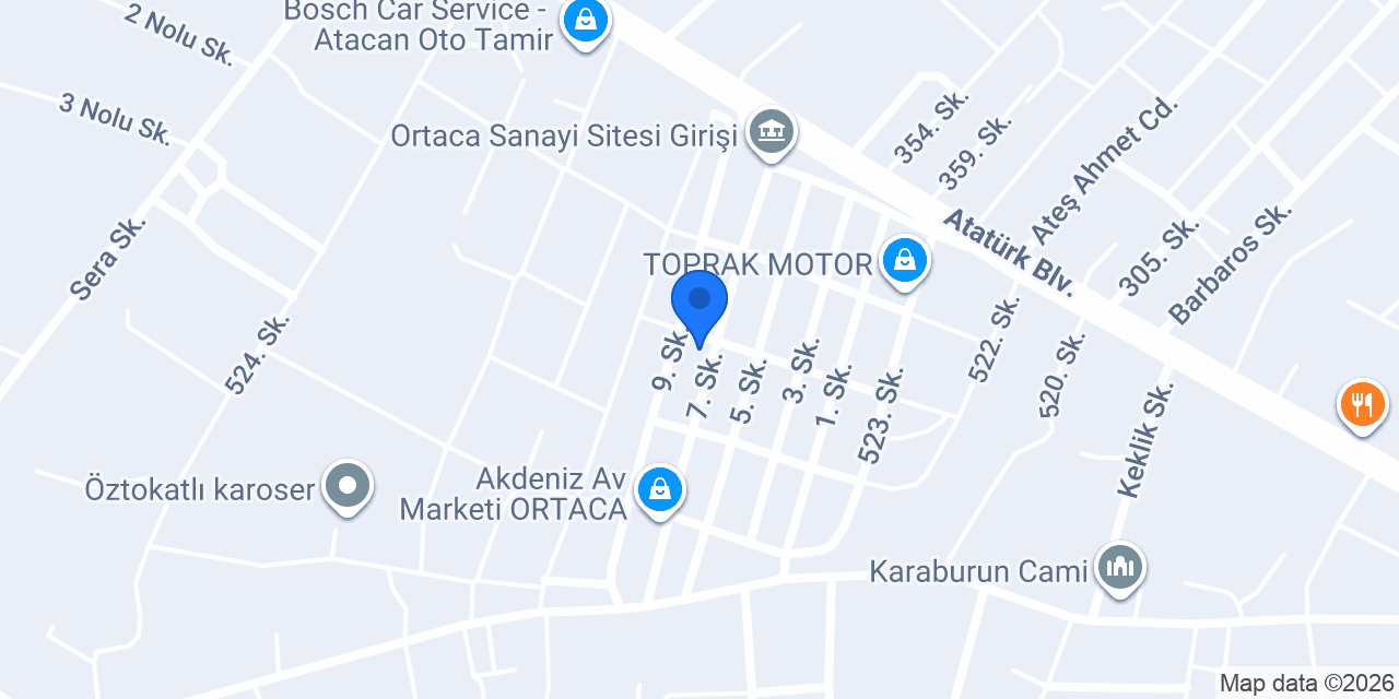 İlhan Motor konumu
