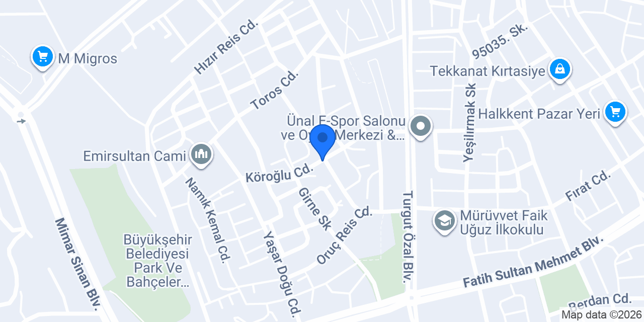 Kargıcak İlköğretim Okulu konumu