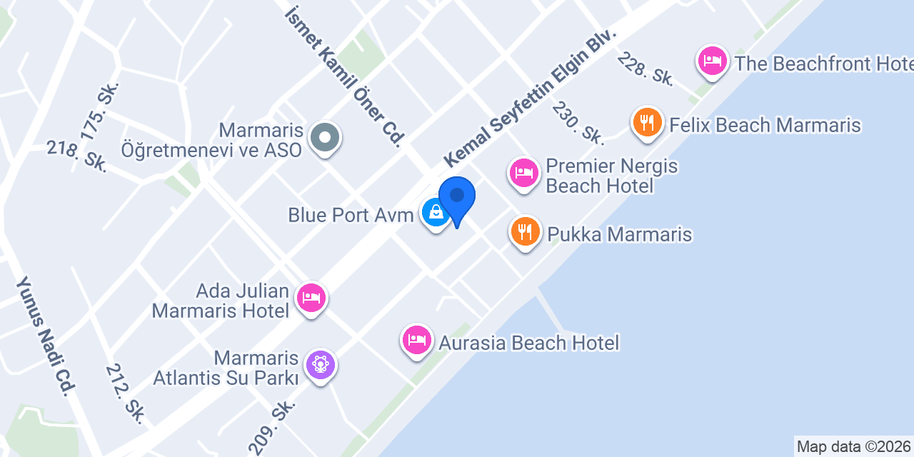 Marmaris Sinema konumu