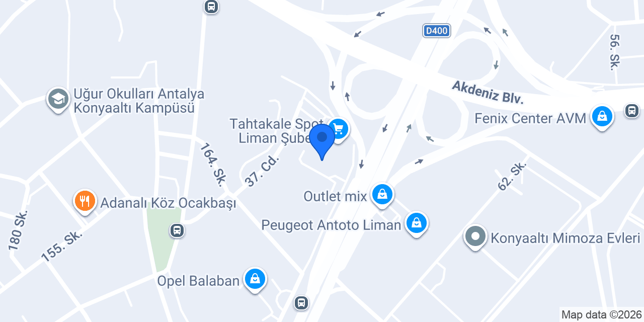Anttech Bilişim ve Akaryakıt A.Ş. konumu
