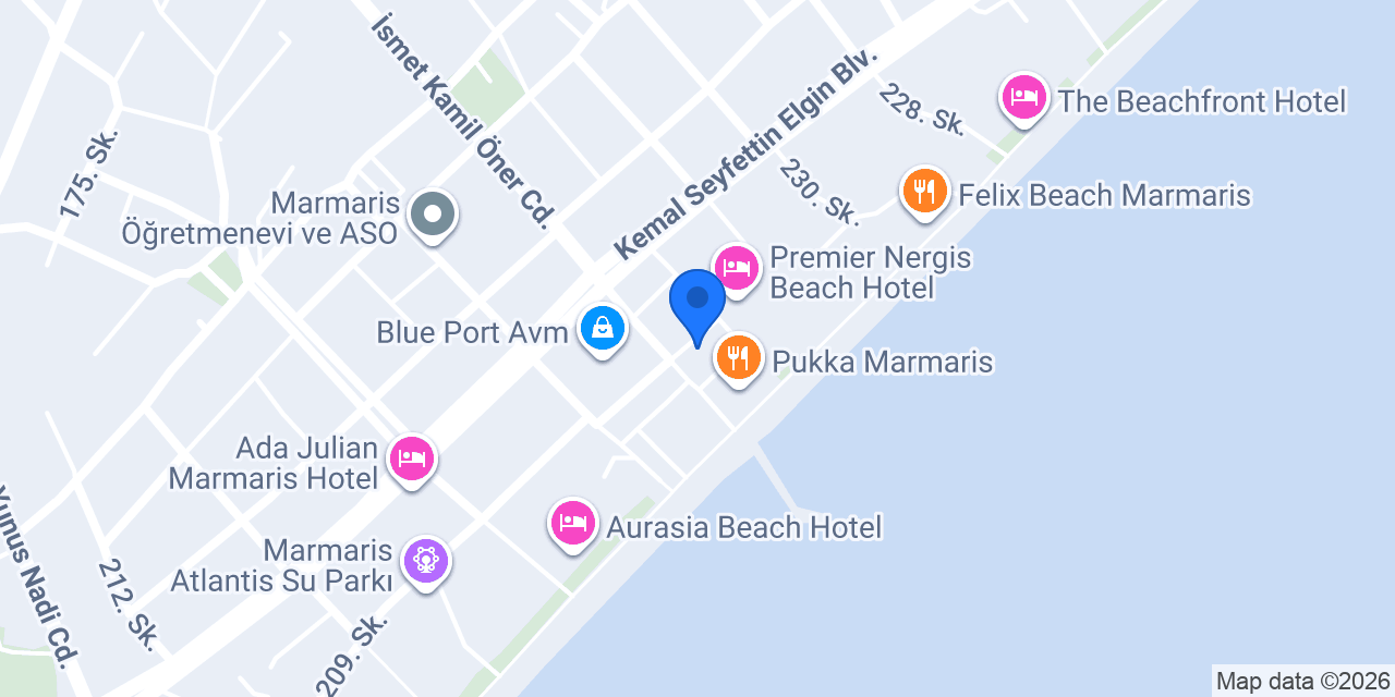 Gurme mutfak Marmaris konumu