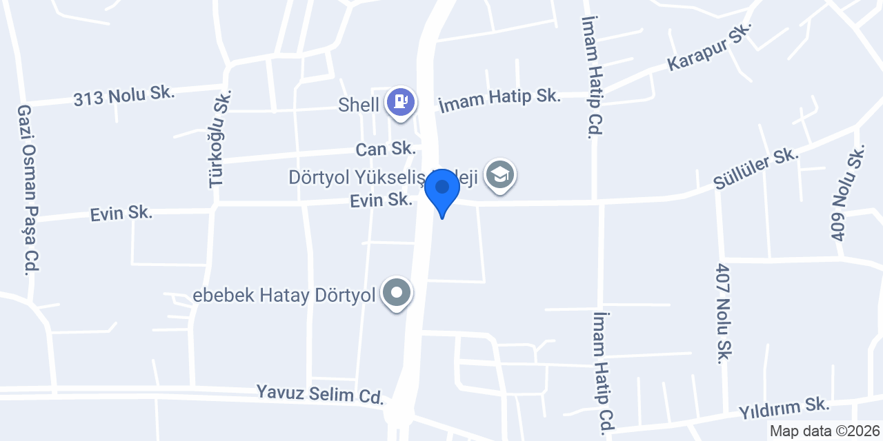 Enza Home | Dörtyol konumu