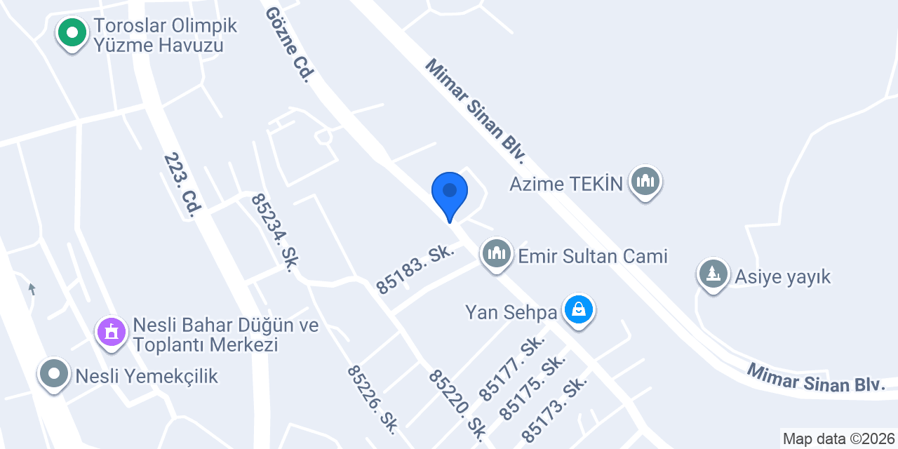 Sarnıç Organizasyon konumu