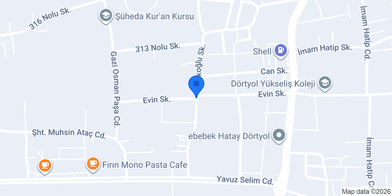 Çetinaylar Halı Yıkama konumu