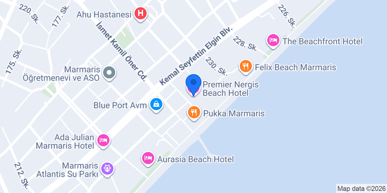 Premier Nergis Beach Hotel konumu