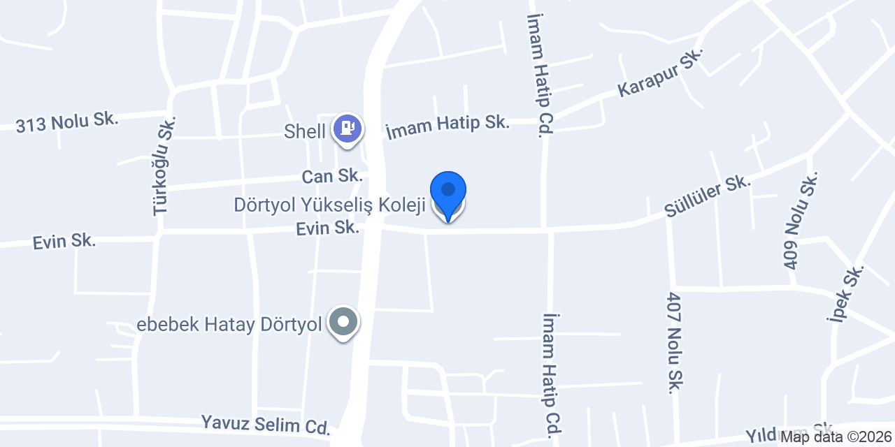 Dörtyol Yükseliş Koleji konumu