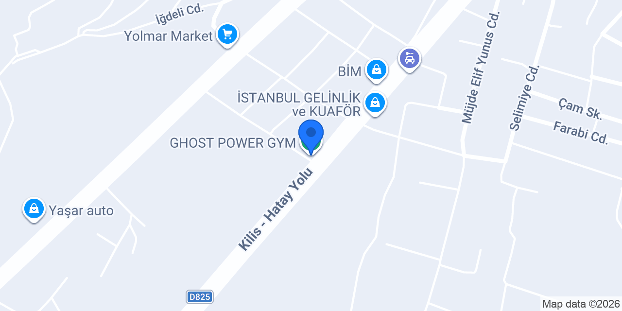 GHOST POWER GYM konumu