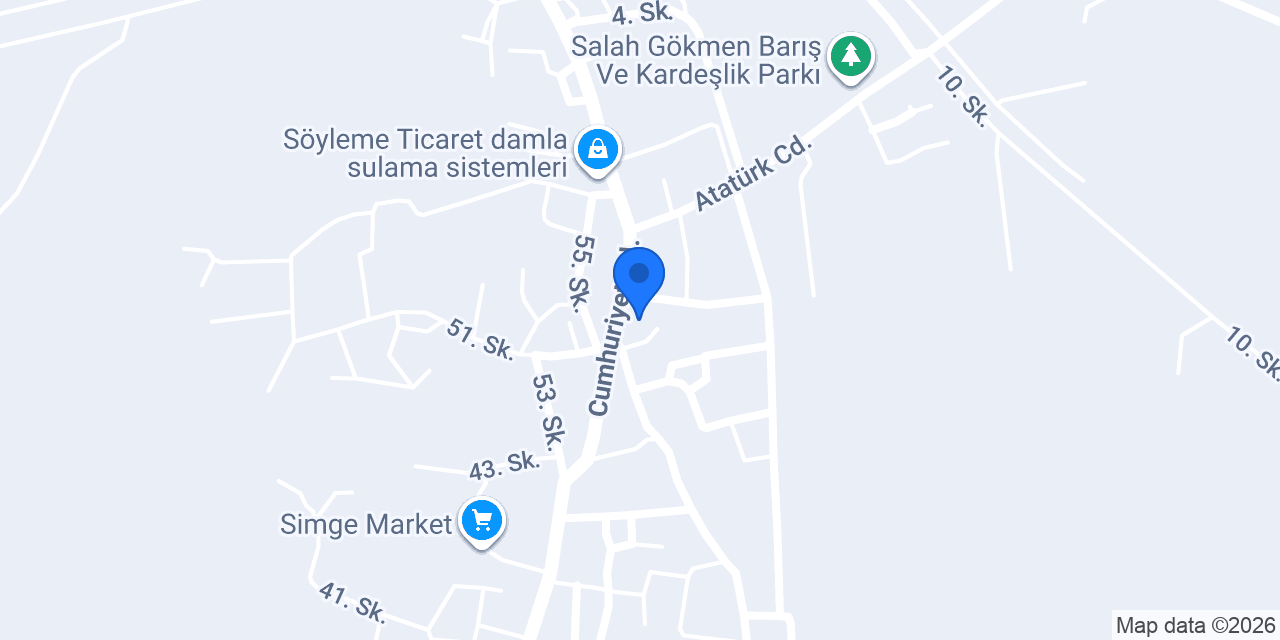 Yeşiltepe Belediyesi konumu